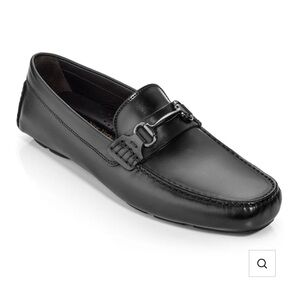 To Boot New York Adam Derrick Del Amo Black Calf Driving  7.5 NWOB 1624